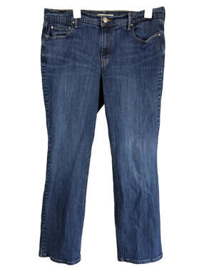 Levi's 505 Women's Striaght Leg Jeans Meduim Wash Size 16 Blue
